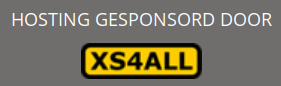 Banner saying 'sponsored by XS4ALL'