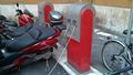 Outra estação de carga em Roma, Itália com Type 3/plug SCAME